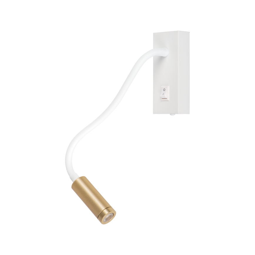 LED fleksibilna namizna svetilka TONIL LED/3,3W/230V bela/zlata