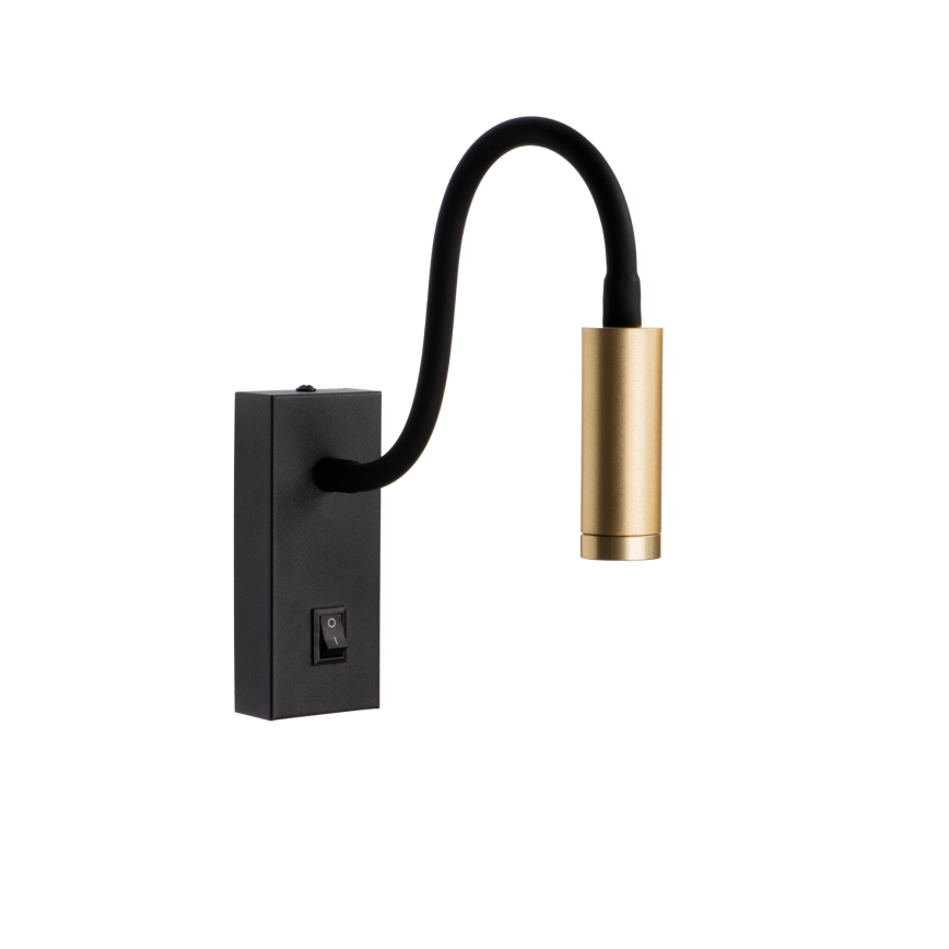 LED fleksibilna namizna svetilka TONIL LED/3,3W/230V črna/zlata