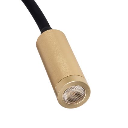 LED fleksibilna namizna svetilka TONIL LED/3,3W/230V črna/zlata