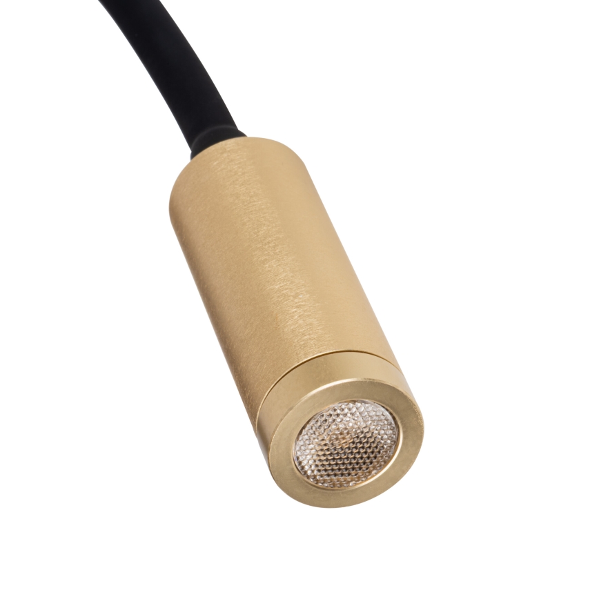 LED fleksibilna namizna svetilka TONIL LED/3,3W/230V črna/zlata