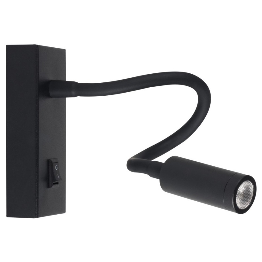 LED Fleksibilna stenska svetilka TONIL LED/2,7W/230V črna