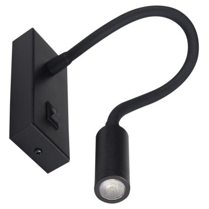 LED Fleksibilna stenska svetilka TONIL LED/2,7W/230V črna