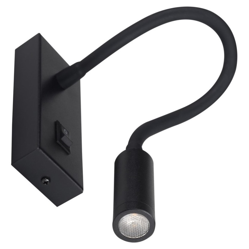 LED Fleksibilna stenska svetilka TONIL LED/2,7W/230V črna