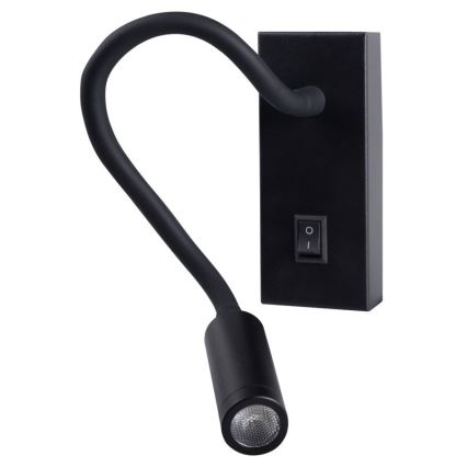 LED Fleksibilna stenska svetilka TONIL LED/2,7W/230V črna
