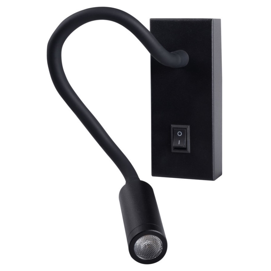 LED Fleksibilna stenska svetilka TONIL LED/2,7W/230V črna
