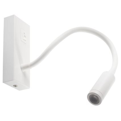 LED Fleksibilna stenska svetilka TONIL LED/2,7W/230V bela