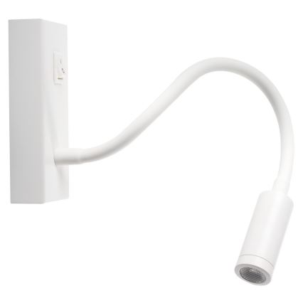 LED Fleksibilna stenska svetilka TONIL LED/2,7W/230V bela