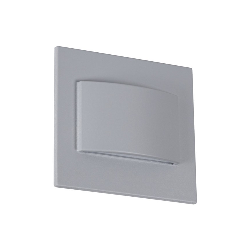 LED Svetilka za stopnišče ERINUS LED/1,5W/12V 4000K siva