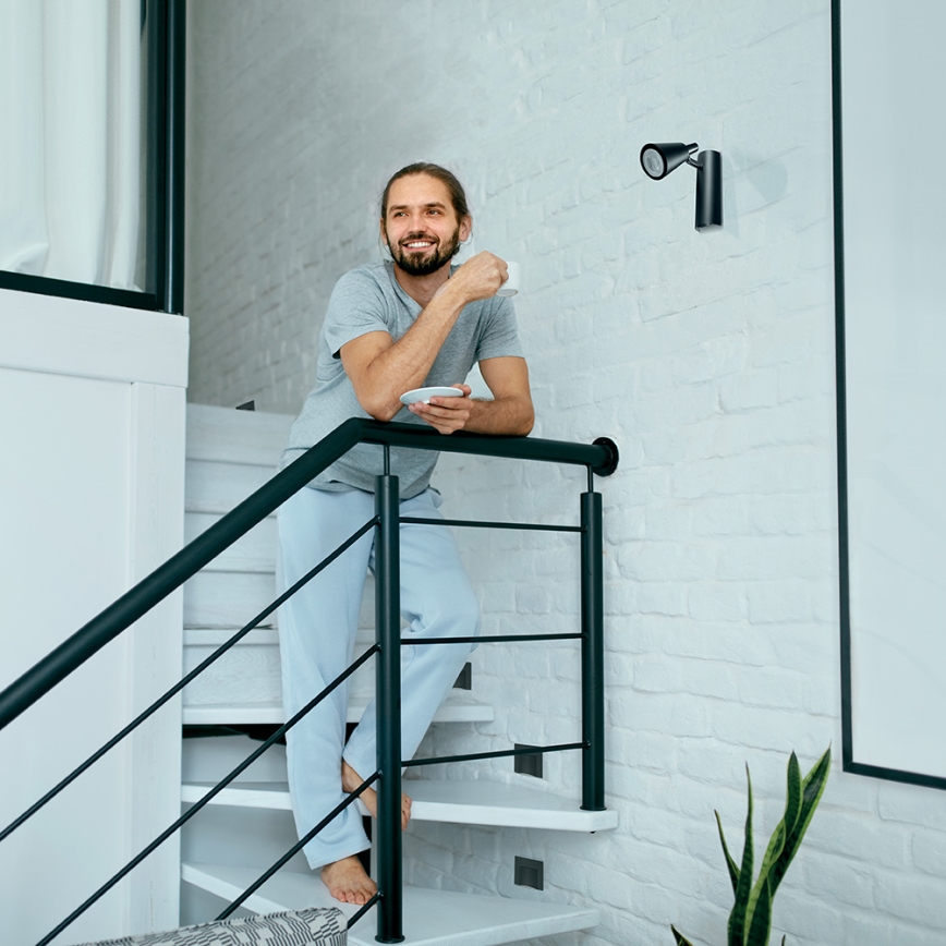 LED svetilka za stopnice ERINUS LED/0,8W/12V 3000K črna