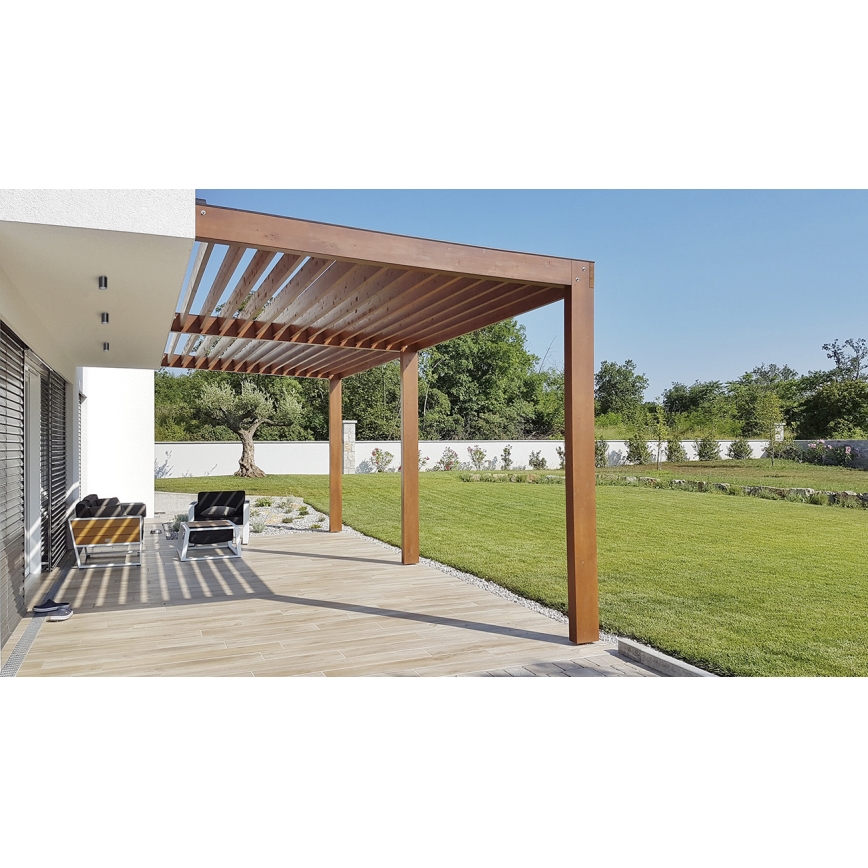 Kanlux 33361 - Zunanji reflektor AQILO 1xGU10/7W/230V IP65 črna