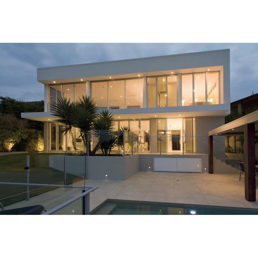 LED Vgradna svetilka GLASI LED/3W/230V 4000K IP44 bela