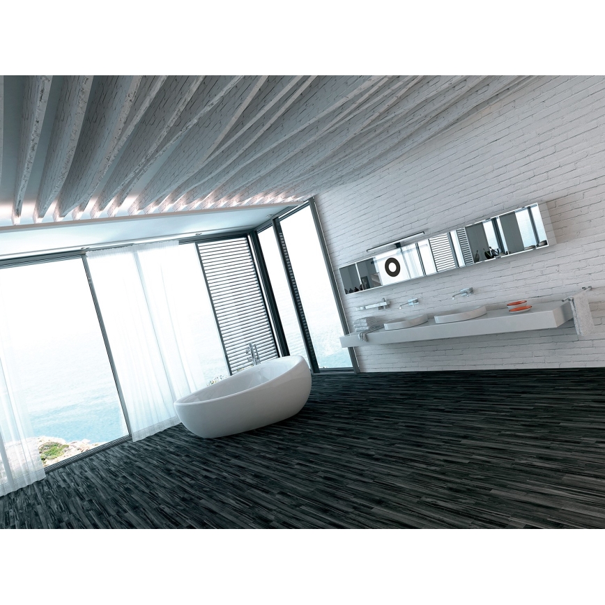 LED Kopalniška svetilka za osvetlitev ogledala ASTIM LED/12W/230V IP44 črna