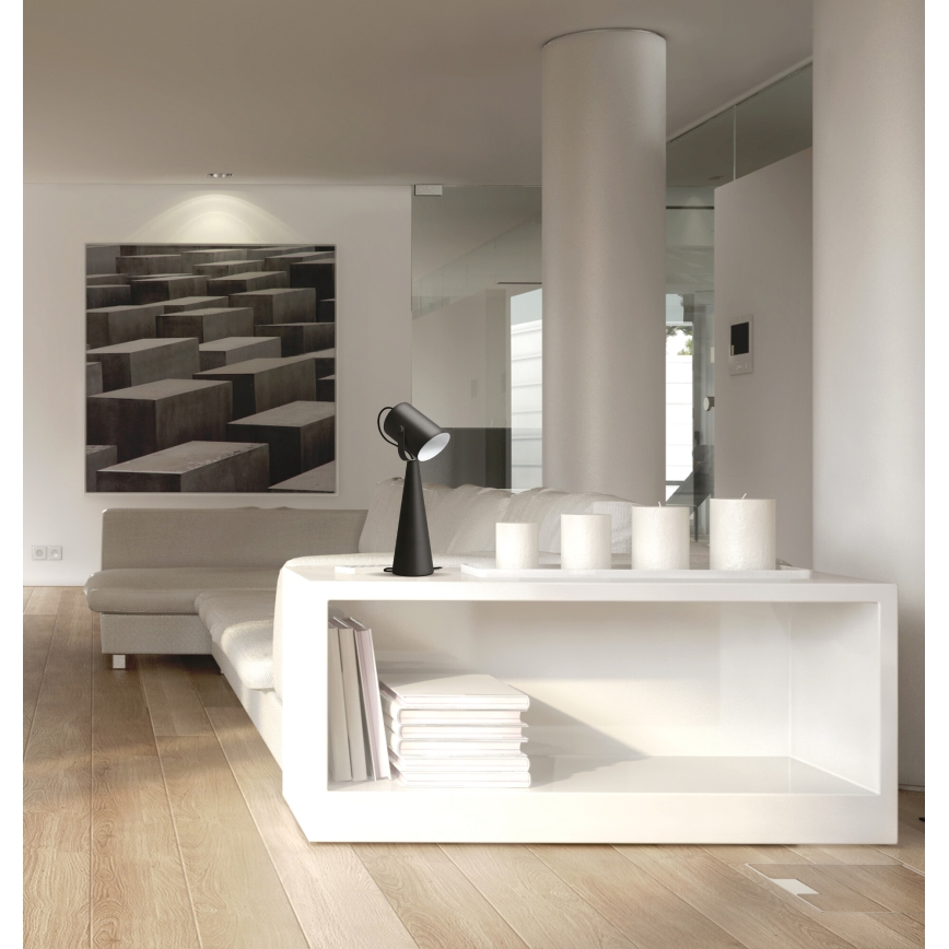 Namizna svetilka LARATA 1xE27/5W/230V črna