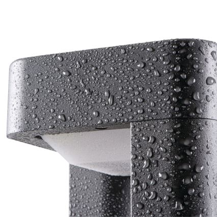 Zunanja stenska svetilka PEVO 1xGX53/11W/230V IP44 antracitna