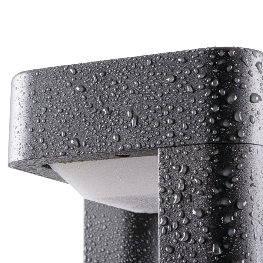 Zunanja stenska svetilka PEVO 1xGX53/11W/230V IP44 antracitna