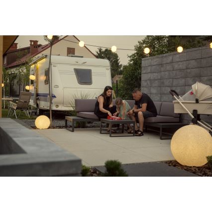 Zunanja svetilka STONO 1xE27/15 W/230 V, premer 31,5 cm, IP65