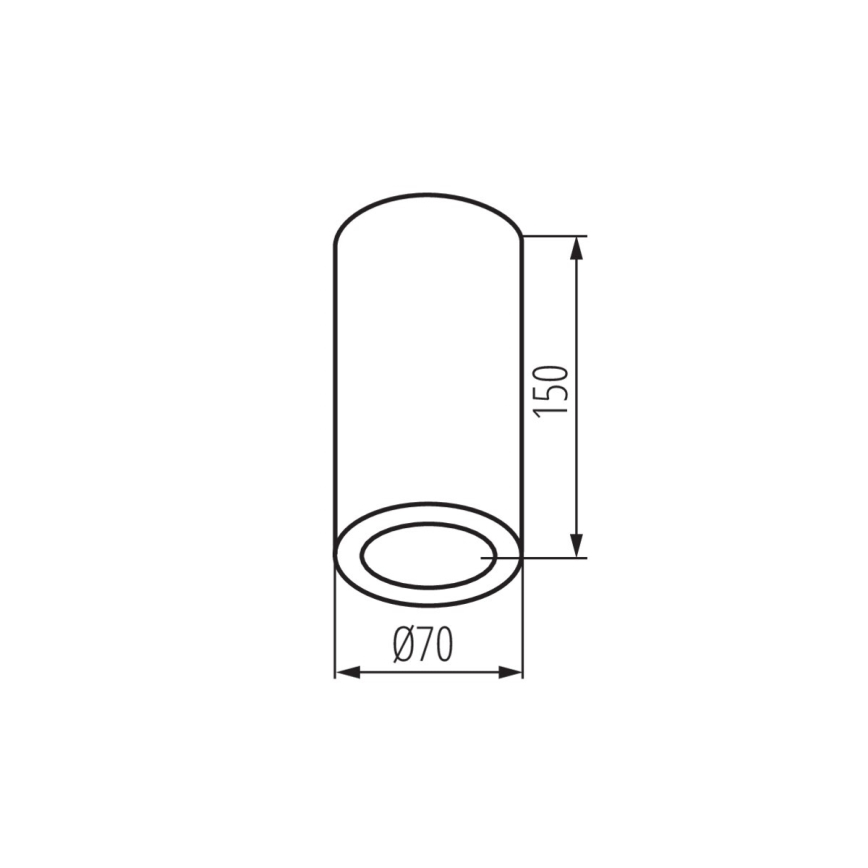 Kopalniški reflektor AQILO 1xE14/10W/230V IP65 bela