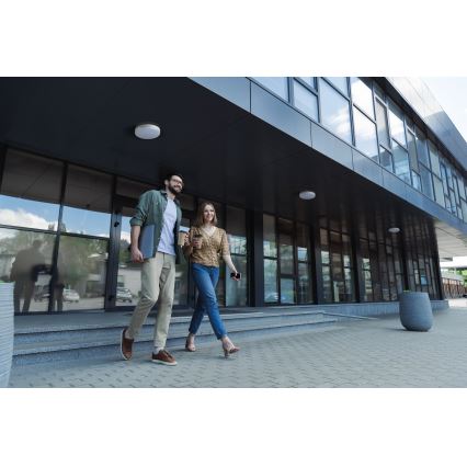 LED Industrijska stropna svetilka IPER LED/10W/230V IK10 IP65 okrogla bela