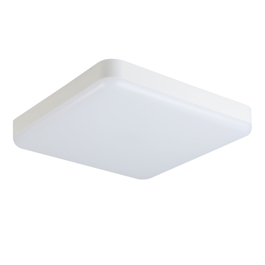 LED Industrijska stropna svetilka s senzorjem gibanja IPER LED/35W/230V IK10 IP65 kvadraten bela