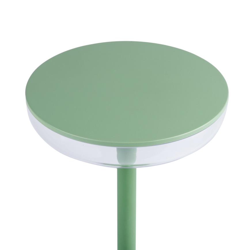 Kanlux 37313- LED Zatemnitvena polnilna svetilka FLUXY LED/1,7W/1800 mAh IP44 zelena