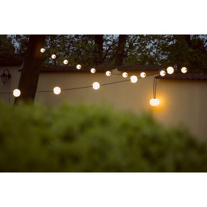LED Zunanja dekorativna veriga GARLAND STONO 10xLED/10W/230V 6m IP67
