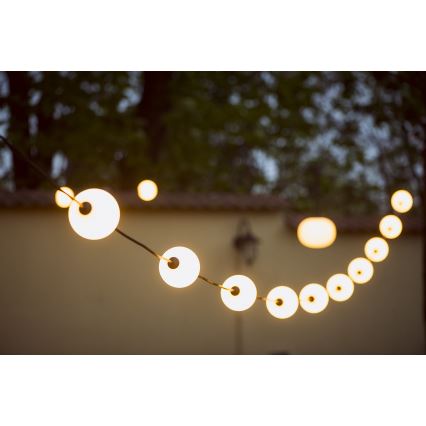 LED Zunanja dekorativna veriga GARLAND STONO 10xLED/10W/230V 6m IP67
