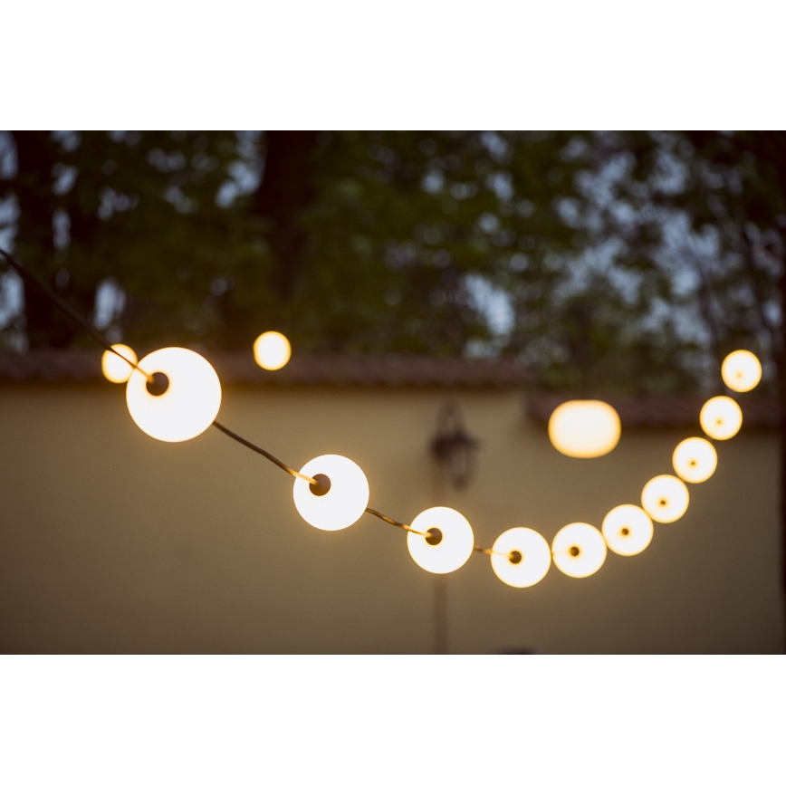 LED Zunanja dekorativna veriga GARLAND STONO 10xLED/10W/230V 6m IP67