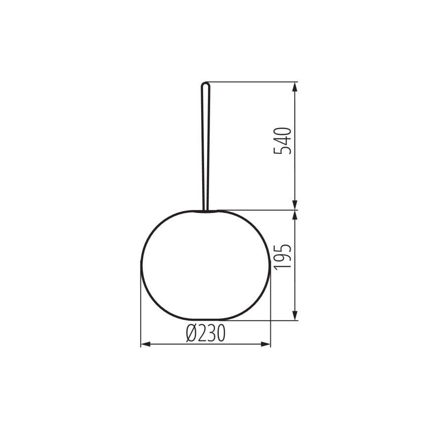 LED Zatemnitvena zunanja polnilna viseča svetilka STONO LED/1W/3000 mAh IP54