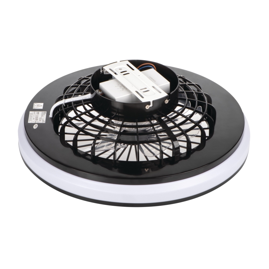 LED Zatemnitvena stropna svetilka z ventilatorjem PLAVE LED/48W/230V 3000/4000/6500K + Daljinski upravljalnik
