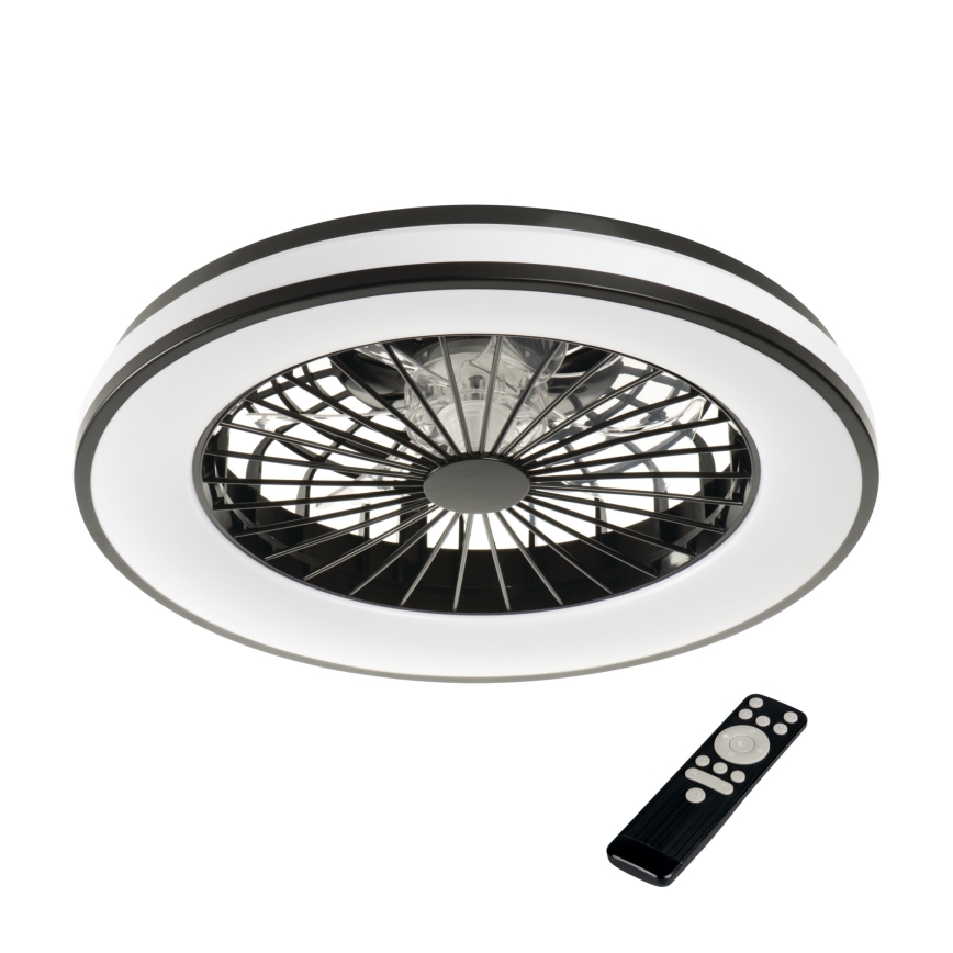 LED RGBW Zatemnitvena stropna svetilka z ventilatorjem PLAVE LED/48W/230V 3000/4000/6500K + Daljinski upravljalnik