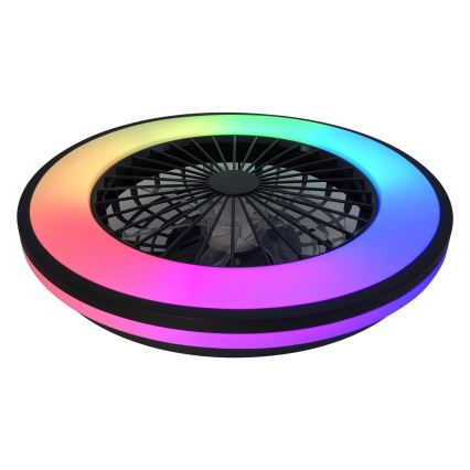 LED RGBW Zatemnitvena stropna svetilka z ventilatorjem PLAVE LED/48W/230V 3000/4000/6500K + Daljinski upravljalnik