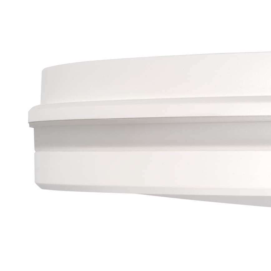 LED Zunanja stropna svetilka BENO E LED/20W/230V 3000/4000/6500K pr. 20 cm IP65 bela