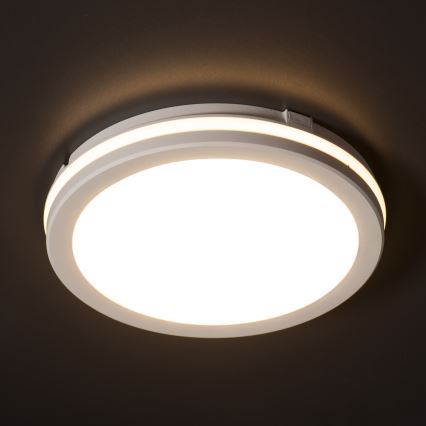 LED Zunanja stropna svetilka BENO E LED/30W/230V 3000/4000/6500K pr. 30 cm IP65 bela