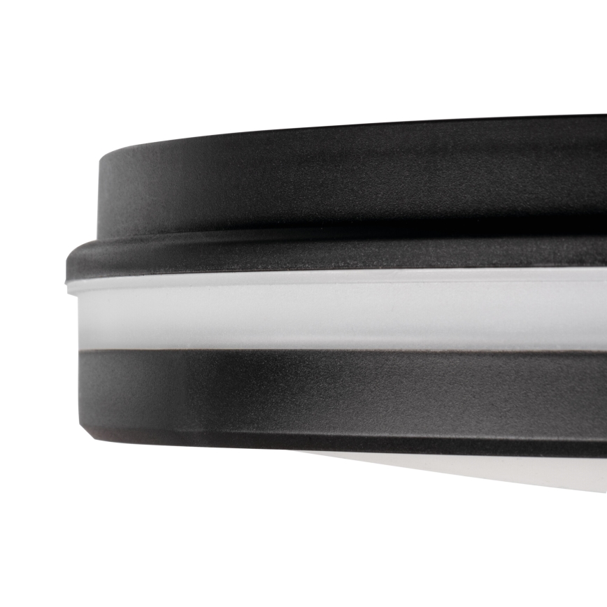 LED Zunanja stropna svetilka BENO E LED/30W/230V 3000/4000/6500K pr. 30 cm IP65 črna
