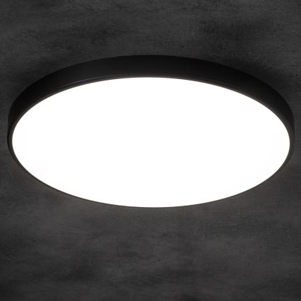 LED Zatemnitvena stropna svetilka PLAFON LED/20W/230V 3000-6500K Wi-Fi črna