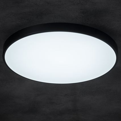 LED Zatemnitvena stropna svetilka PLAFON LED/20W/230V 3000-6500K Wi-Fi črna