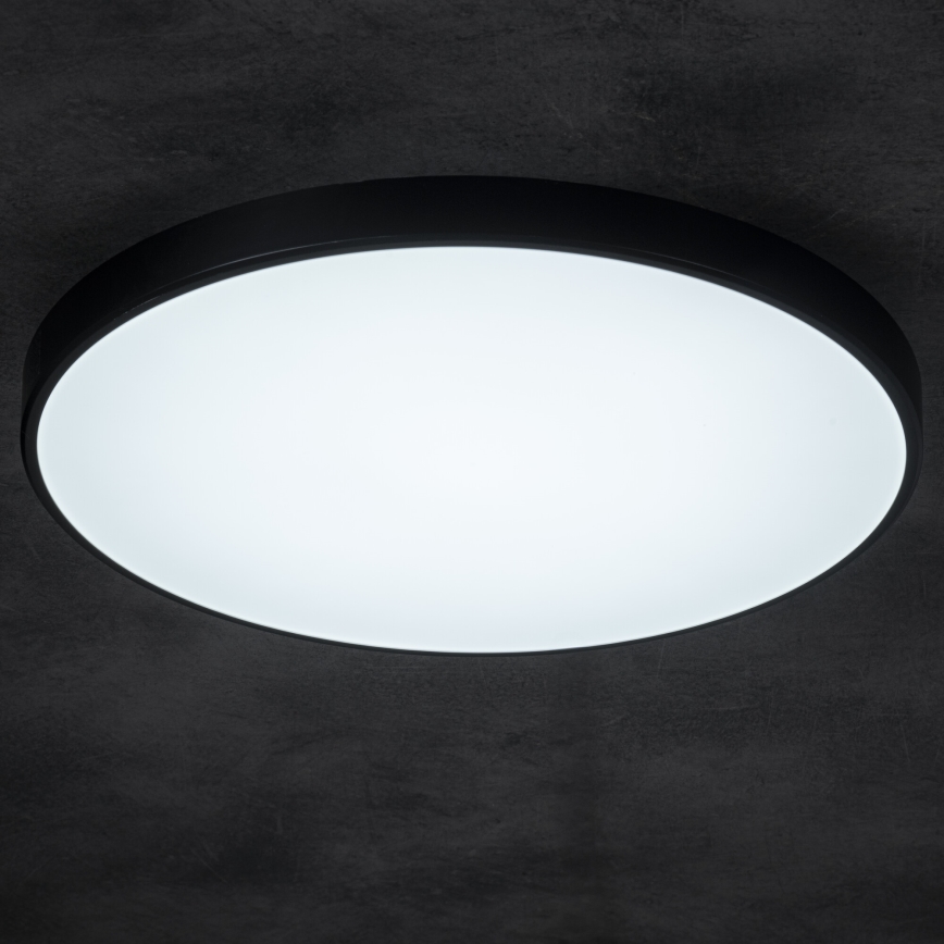 LED Zatemnitvena stropna svetilka PLAFON LED/20W/230V 3000-6500K Wi-Fi črna