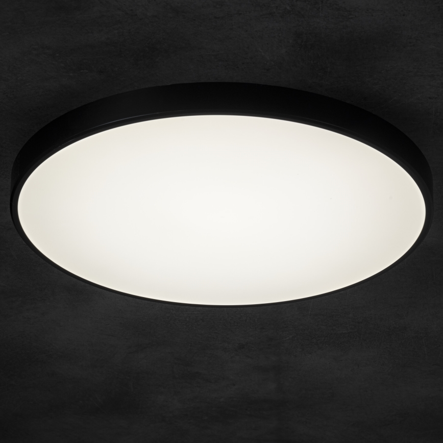 LED Zatemnitvena stropna svetilka PLAFON LED/20W/230V 3000-6500K Wi-Fi črna