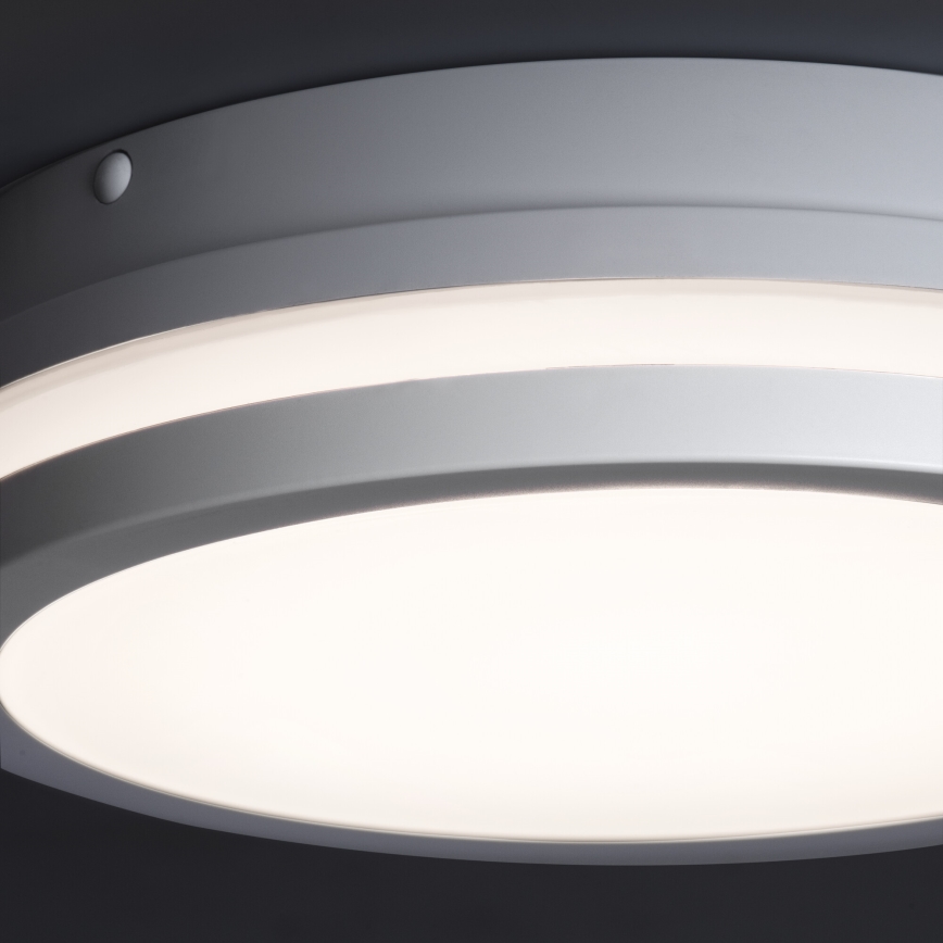 LED Zunanja stropna svetilka BENO LED/12/18W/230V 3000/3500/4000K IP65 bela okrogla