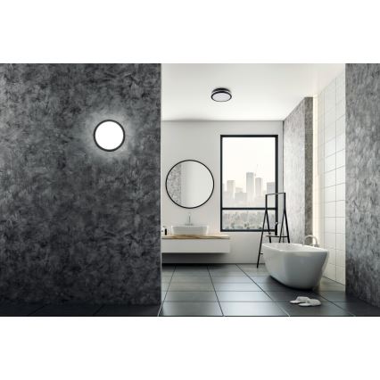 LED Zunanja stropna svetilka s senzorjem gibanja BENO LED/12/18W/230V 3000/3500/4000K IP65 antracit okrogla