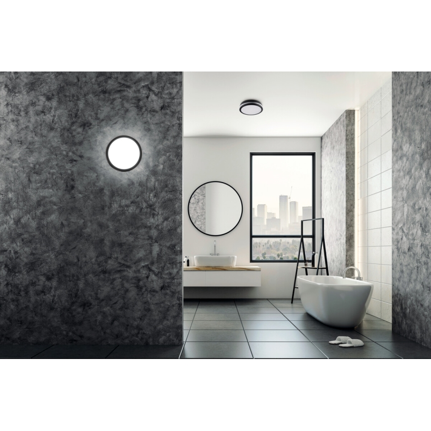 LED Zunanja stropna svetilka s senzorjem gibanja BENO LED/12/18W/230V 3000/3500/4000K IP65 antracit okrogla