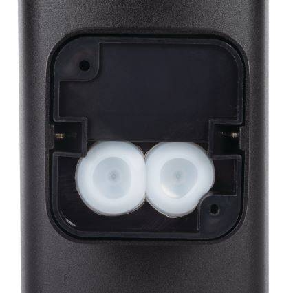 Zunanja stenska svetilka ZEVI 1xGU10/10W/230V IP54 črna