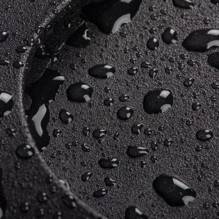 LED stopniščna svetilka s senzorjem gibanja in mraka EXIN LED/2,5W/230V 3000K IP65 črna kvadratna