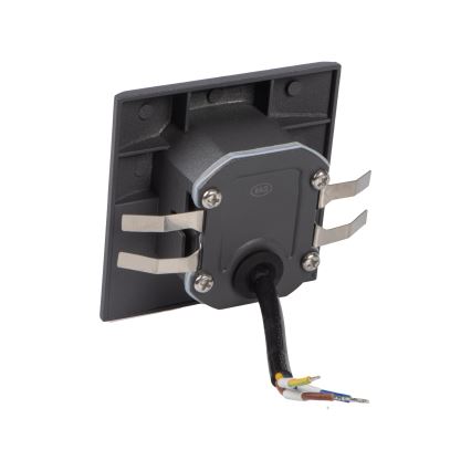 LED svetilka za stopnice s senzorjem gibanja in mraka EXIN LED/2,5W/230V 4000K IP65 antracitna kvadratna