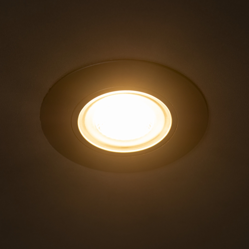 LED vgradna stropna svetilka FIZU LED/4W/230V 3000/4000/6500K črna