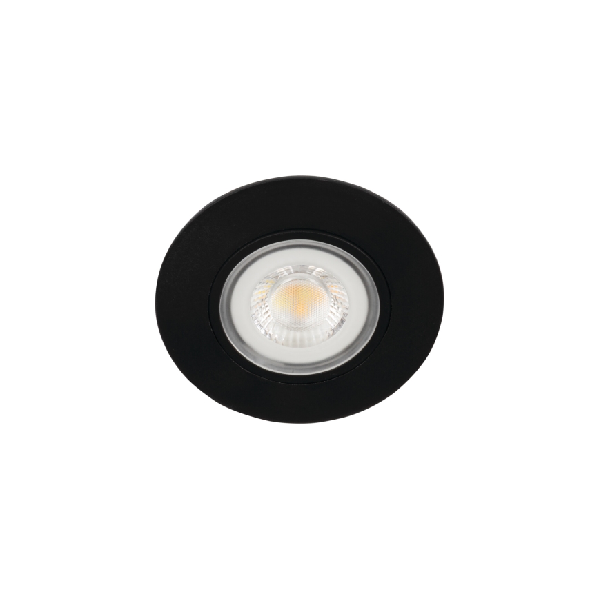 LED vgradna stropna svetilka FIZU LED/4W/230V 3000/4000/6500K črna