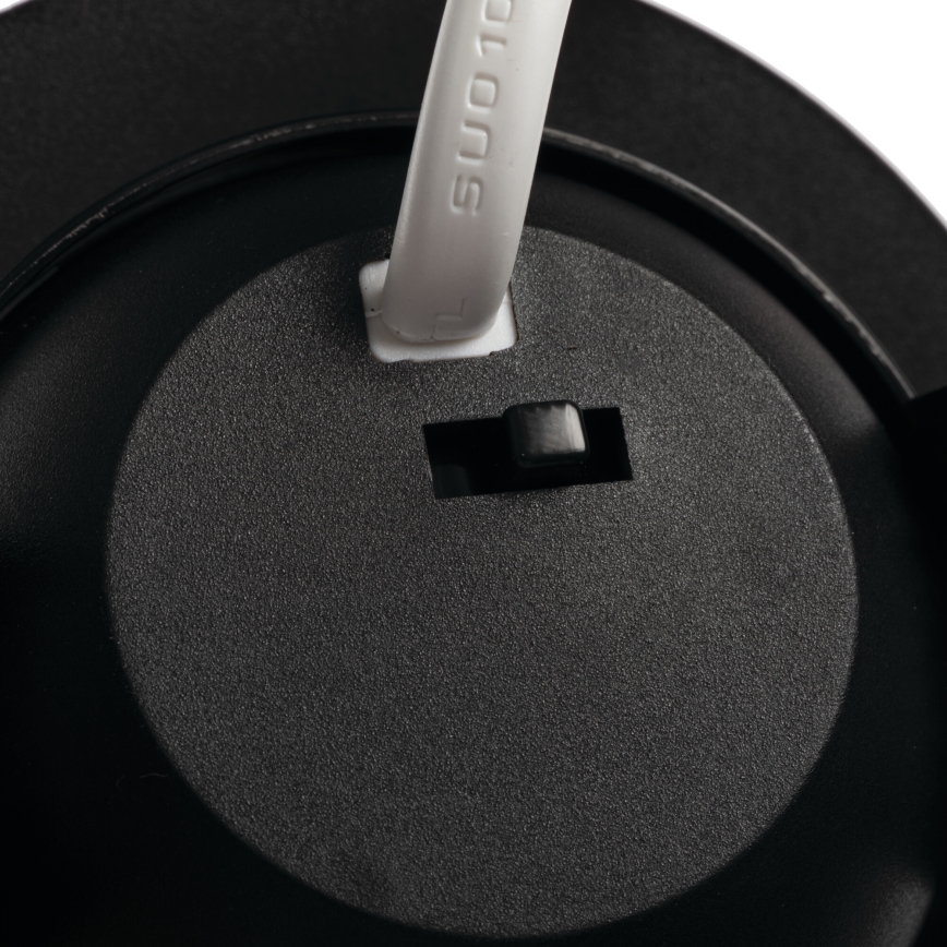 LED vgradna stropna svetilka FIZU LED/4W/230V 3000/4000/6500K črna