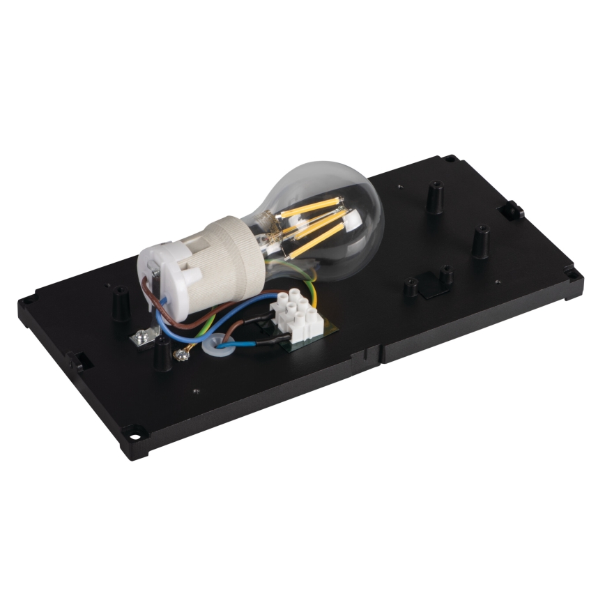 Zunanja stenska svetilka LERTO 1xE27/15W/230V IP54 črna