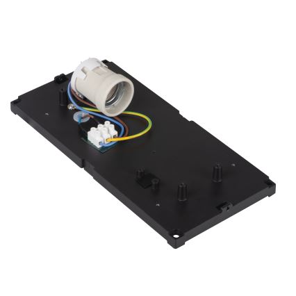 Zunanja stenska svetilka LERTO 1xE27/15W/230V IP54 črna