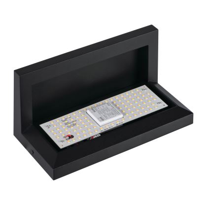 LED zunanja stenska svetilka LERTO LED/12W/230V IP54 črna